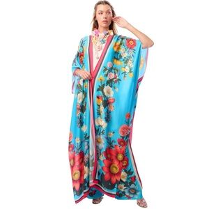 Aratta Floral Garden Maxi Kimono